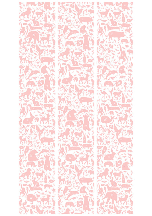 Wallpaper 047 animal alphabet pink 3 trake