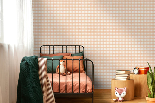 Dream Catcher - Gingham Soft Coral