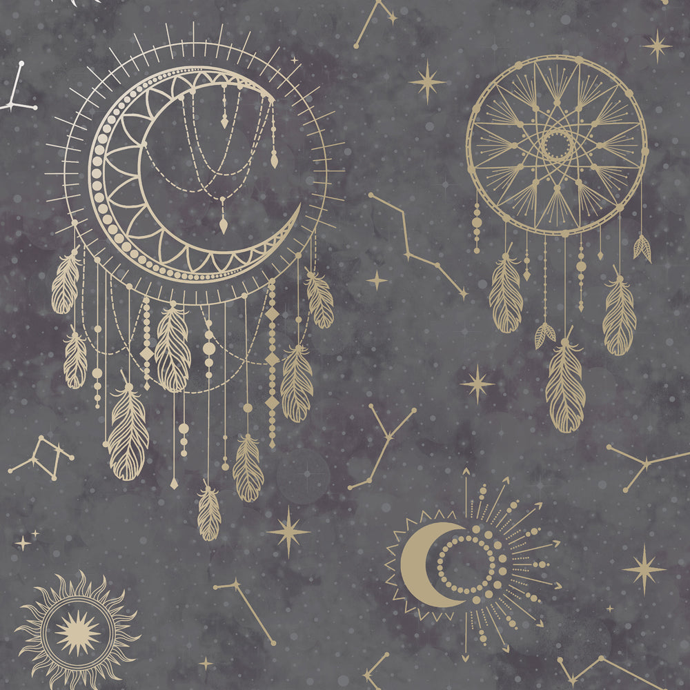 Dream Catcher - Dreamc. Black/Gold