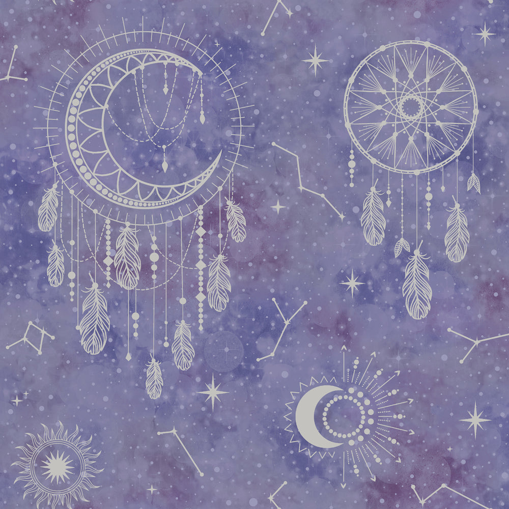 Dream Catcher - Dreamc. Purple/Silvr