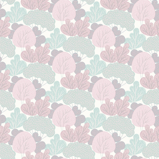 My Kingdom - Leaves svjetlo, green,rozo