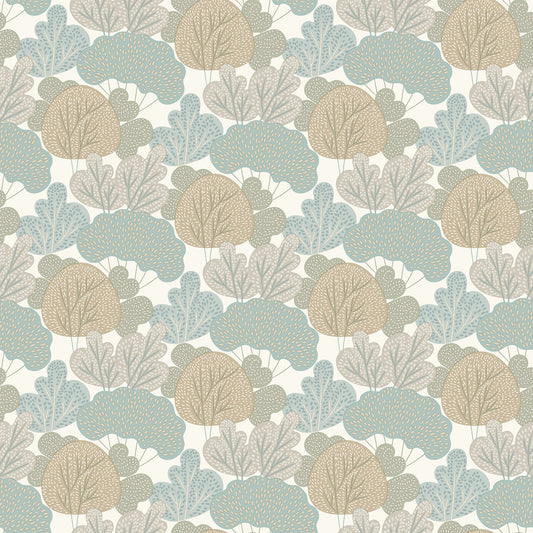 My Kingdom - Leaves beige,green