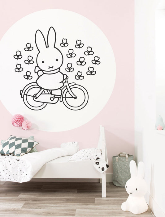Wallpaper Circle  Miffy riding bike