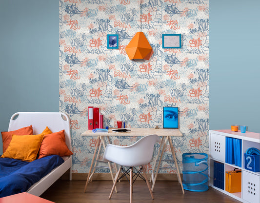 My Kingdom - Grafitti blw,orange,beige