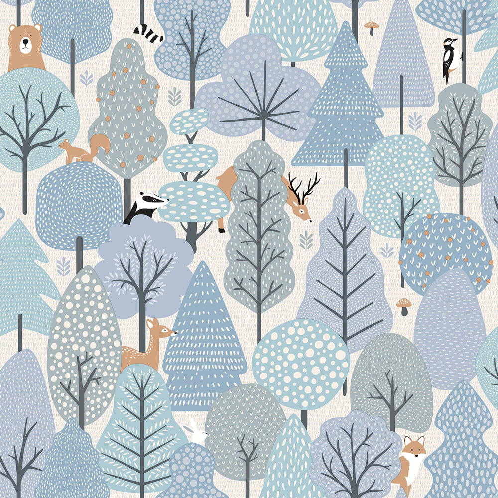 My Kingdom - Forest Animals blue