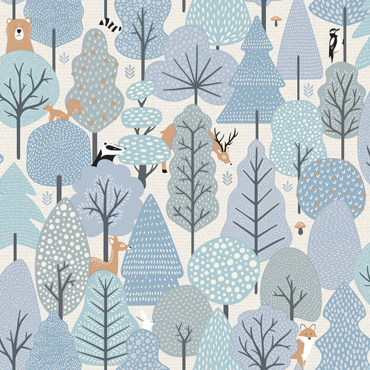 My Kingdom - Forest Animals blue