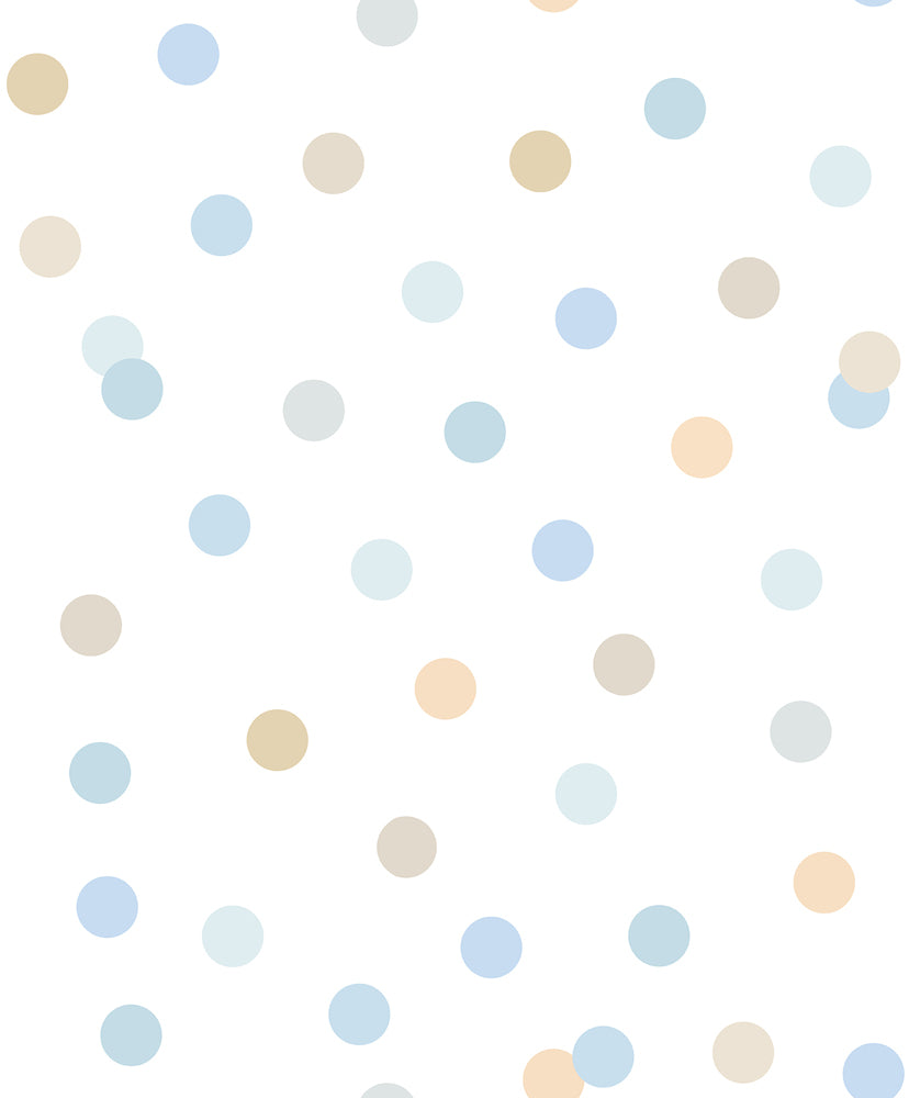 My Kingdom - Dots Large beige,blue