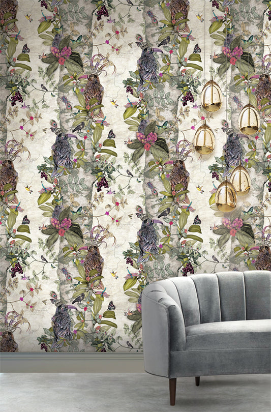 Santorus - Santorus The Ravens Krem 68cmx10m