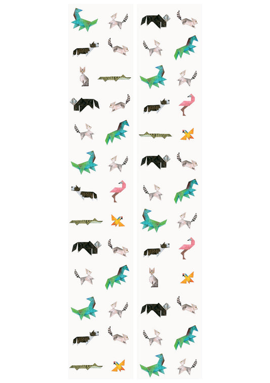 Wallpaper Tangram Animals  Martijn vd Linden 2 trake